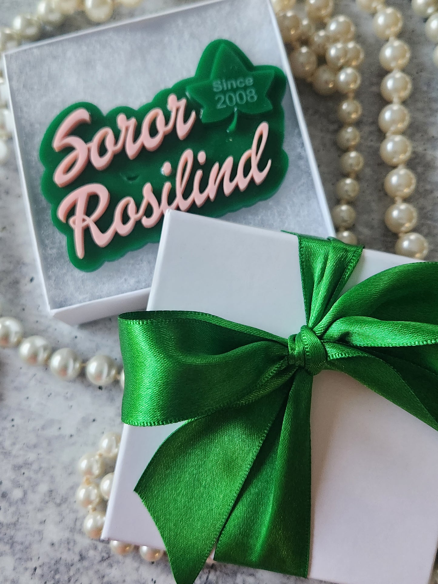 Layered Engraved Lapel Pin